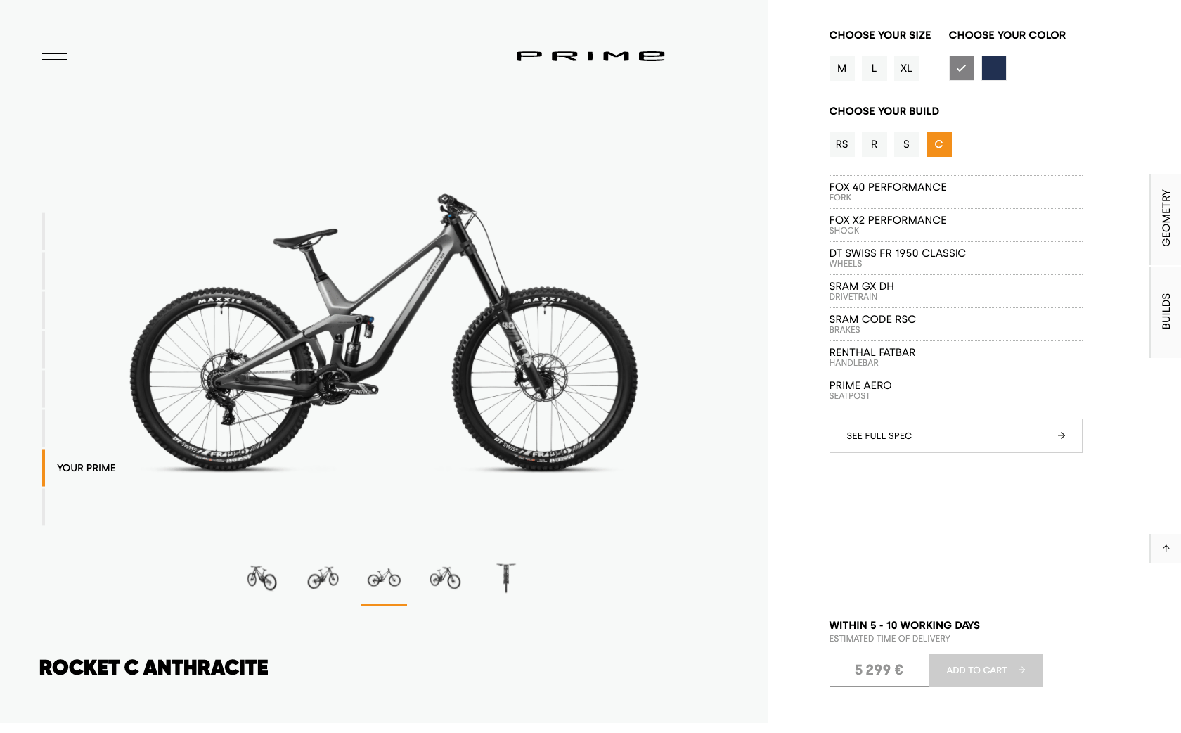 prime bike components