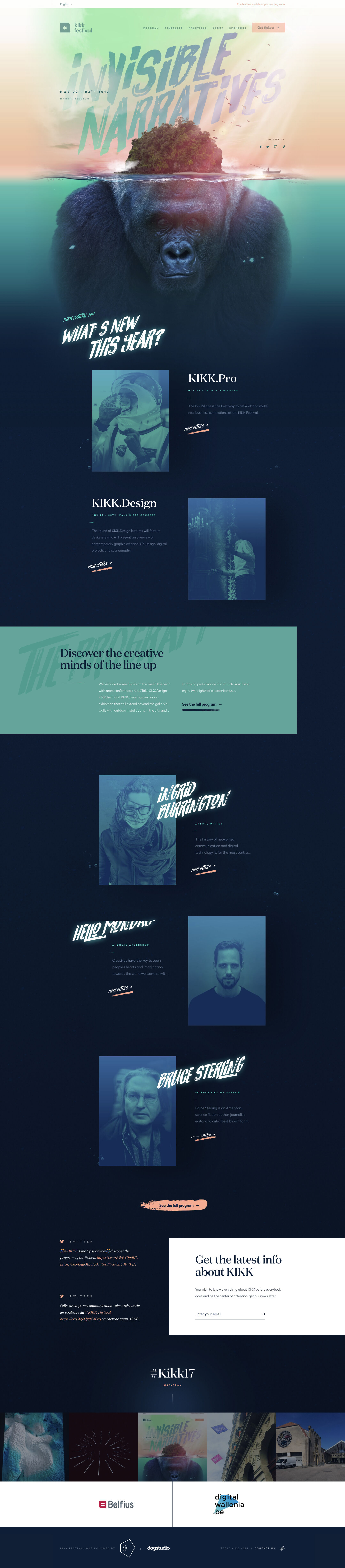 KIKK 2017 — SOTD: 11.09.17 | Best Website Gallery