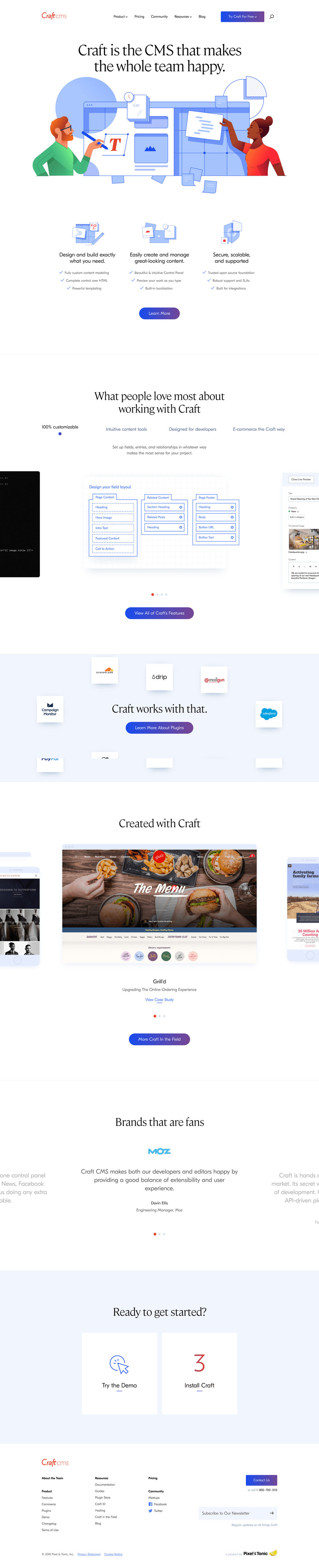 Craft CMS — SOTD: 11.10.18 | Best Website Gallery