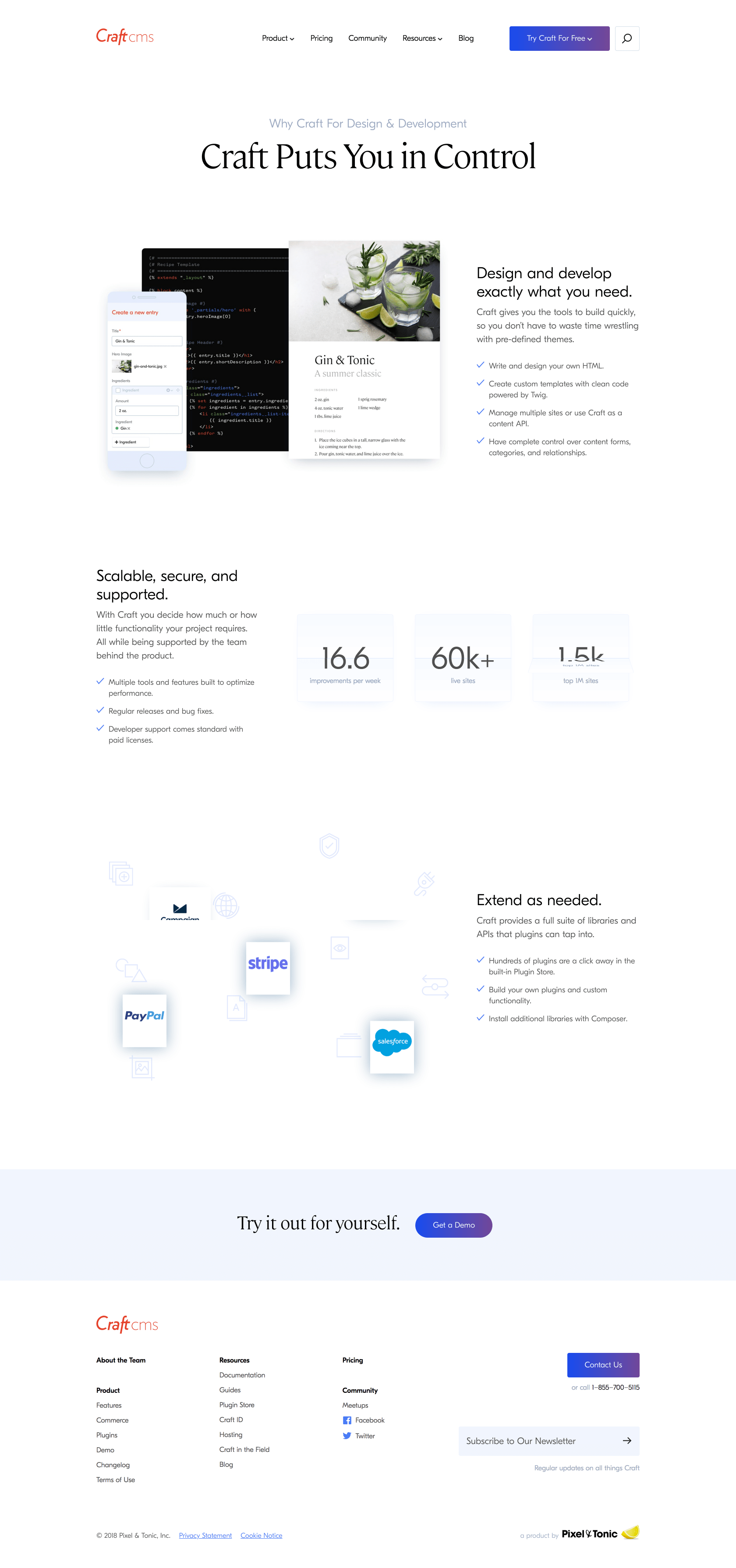 Craft CMS — SOTD: 11.10.18 | Best Website Gallery