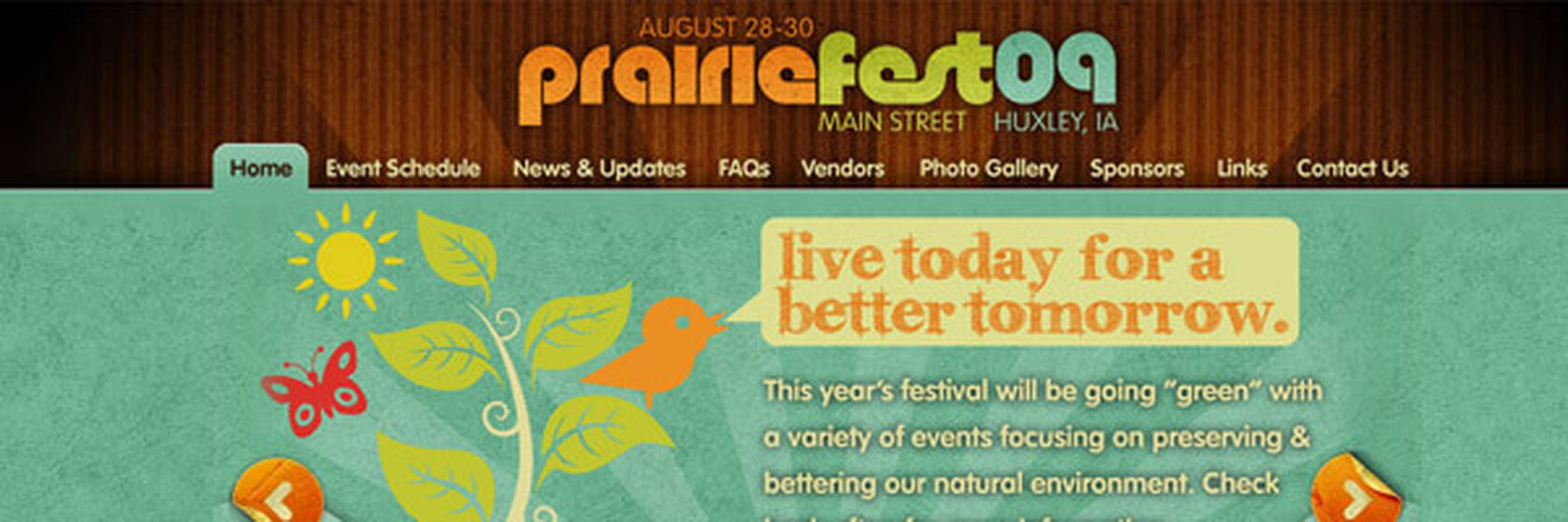 Huxley Prairiefest — SOTD 23.06.09 Best Website Gallery