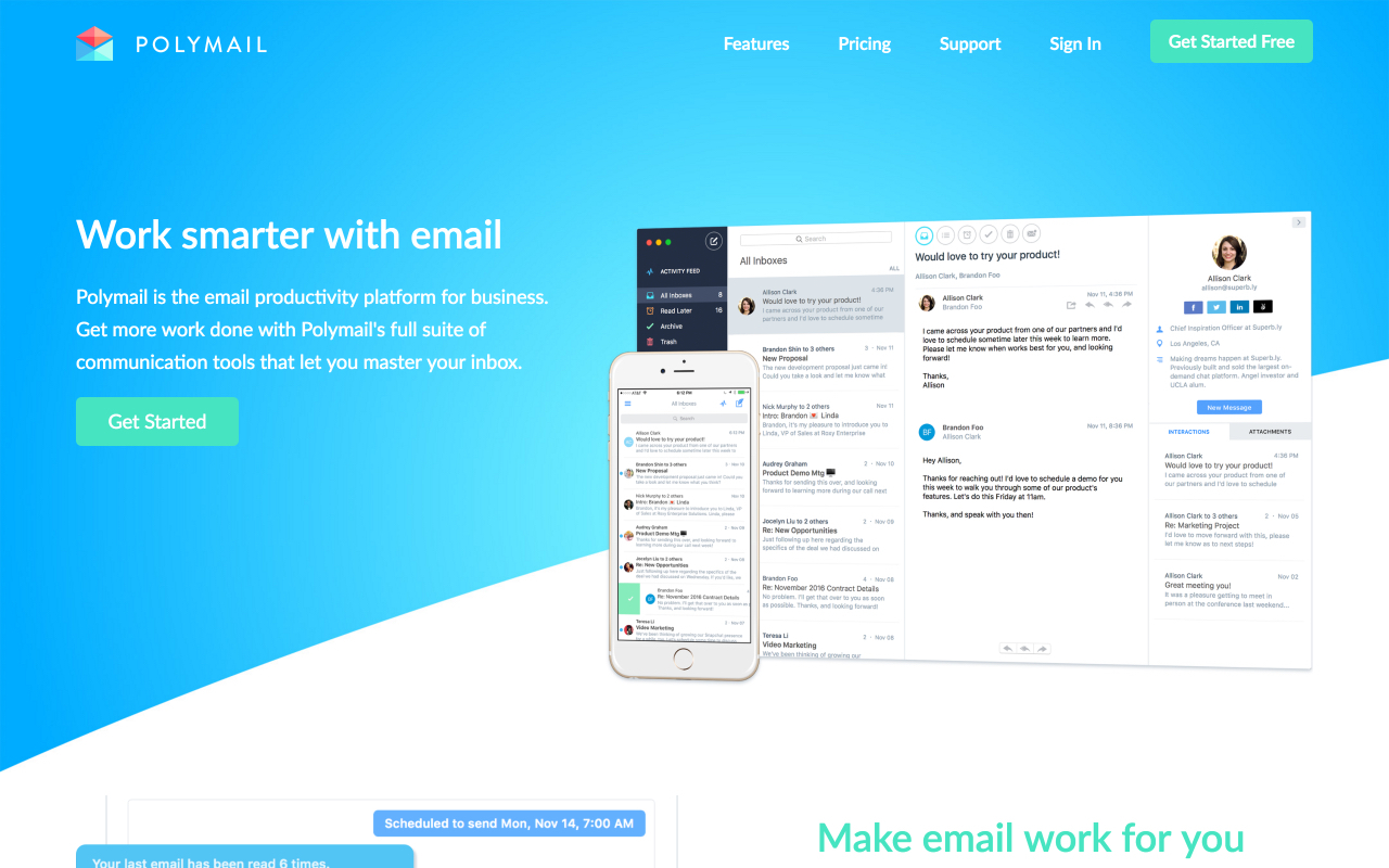 Polymail Preview