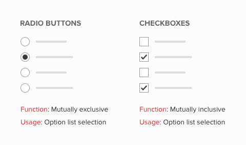 Radio-checkbox-functionality